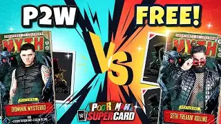 Free vs. P2W Account in WWE SuperCard and THIS Happened...