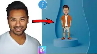 Miniature Photo Editing I How To Make Cartoon Photo Editing In Smartphone I PicsArt I Pixellab