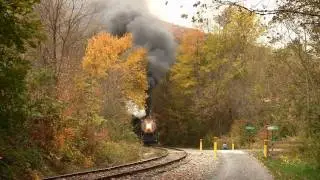 Western Maryland 734, Cumberland in October