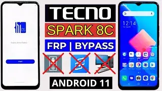 Tecno Spark 8C FRP Bypass Android 11 | Without PC New Security 2024 | Google Account Lock Unlock