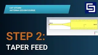 SIW Slot Antenna Design in CST – Step 2: Adding a Taper Feed and Simulating the Design