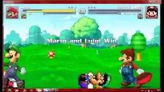 Mugen SSBB Mario Bros vs SMW Fighting Mario Bros