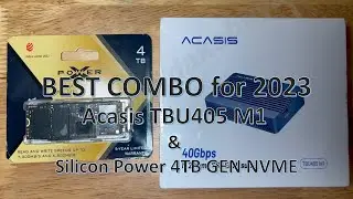 The BEST Combination Acasis TBU405 M1 & SP XS70 4TB NVME. Watch It before buying...