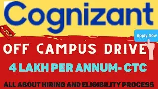 📣Cognizant Off Campus Drive for 2020 Batch | Skill Based Hiring | Apply Fast