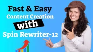 How to spin content with spin rewriter 12---get your 5 day free trial for spin rewriter 12