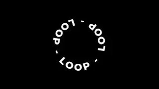 Loop Text Animation - After Effects Tutorial
