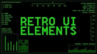 Retro UI Elements - Trailer