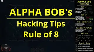 EVE ONLINE - Alpha Bob's Hacking Tips #2 - Rule of 8