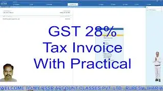 How to GST 28% Tax Invoice in tally prime , HSN Code, Tax Item, Unit,With Practical tally prime ,