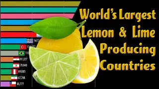 World's Largest Lemon & Lime Producing Countries Since 1970