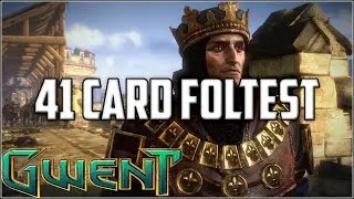 Gwent 41 Foltest ~ Fat Enough ~ Gwent Deck Gameplay