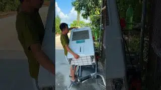 Sửa quạt điều hoà hơi nước lâu ngày bị hư (part 1) #doanphutai #likeabosch