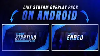 Make animated Stream Overlay Pack On Android using Ps-touch and kinemaster || By Drager
