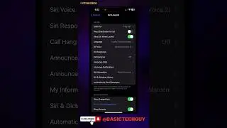 How to make Siri respond to "Siri" instead of "Hey Siri" #ios17 #iphone
