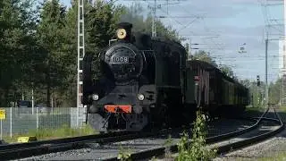 Steam Train Ukko-Pekka - First trip to Oulu, Finland.