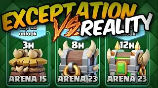 EXCEPTATION 🆚 REALITY - Goblin Chests - Clash Royale