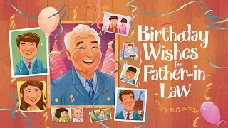 Birthday Wishes for Father-In-Law - Happy birthday father-in-law! 🎈🎈