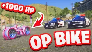 Running From The Cops in the most OVERPOWERED BIKE in GTA RP