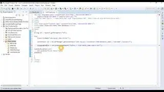 Responsive table to retrieve data from database and display in jsp page || Part-2