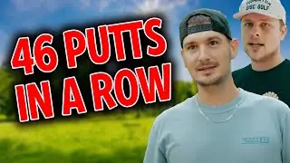 We Have to Make 46 Straight Disc Golf Putts | Punishment Livestream