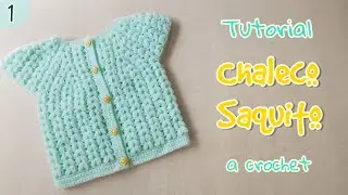 How to knit a puff stitch baby bag (1/3)
