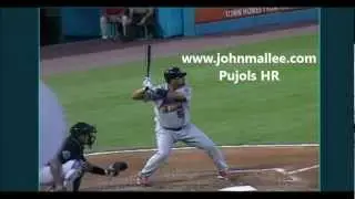 Albert Pujols Slow Motion Home Run Baseball Swing - Hitting Mechanics LA Angels MLB Mallee