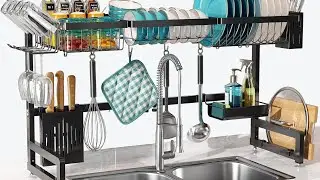 Tidy Countertops? Unboxing the BOOSINY Over The Sink Dish Rack!
