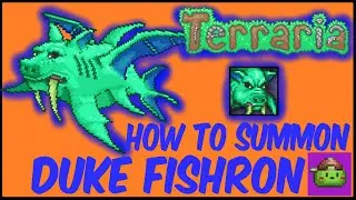 How To Summon Duke Fishron In Terraria | Terraria 1.4.4.9