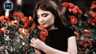 Dark Moody Brown Color Grading Effect - Photoshop Tutorial