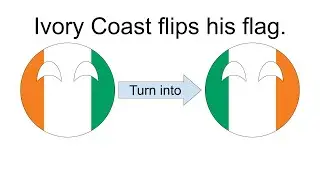 When Ivory Coast flips his flag