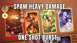 Mavuika One Shots Opponents And Supports All At Once! | Genshin TCG