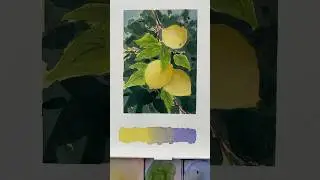 Underpainting with watercolor 