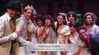 Verónica Castro madrina de Cenicienta la magia del amor
