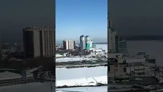 Столица Алтая зимой