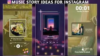 How To Add Music Song On Instagram Story | Music Story Ideas For Instagram