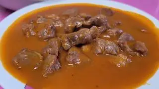 Fried pork head with tomato sauce made entirely with olive oil and natural products
