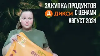 ЗАКУПКА ПРОДУКТОВ С ЦЕНАМИ  АВГУСТ 2024 / ЧТО В МОЕЙ КОРЗИНЕ 🛍 ДОСТАВКА ДИКСИ 😍 ЗАКУПКА НА НЕДЕЛЮ