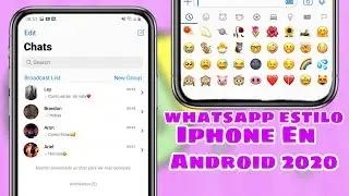 WHATSAPP ESTILO IPHONE EN ANDROID 2020