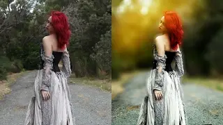How to Blur background in photoshop CC - Soft light effect