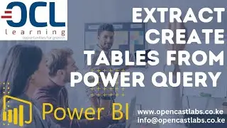 Create a Table in Power BI from another Power Query