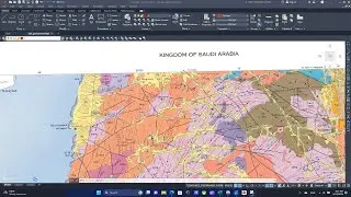 AutoCAD; ALIN georeference a geological map in AutoCAD