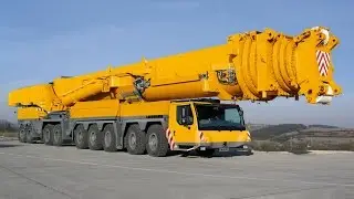 Monster machines. Big cranes.
