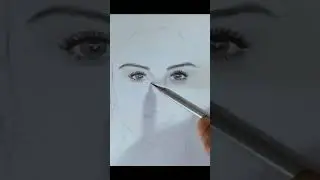Selena Gomez drawing easy (Time Lapse) 