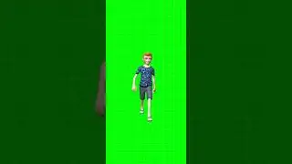 waking boy green screen /green screen cartoon