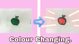 DIY Paper Magic Card | Satisfied Fidget Toys | Paper craft can change colour | CRAFT TAG | #Shorts