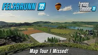 IS IT THE BEST VERSION? FS22 “FELSBRUNN 22” MOD MAP I MISSED, MAP TOUR! (Review) PS5.