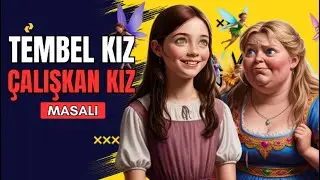 Tembel Kız Çalışkan Kız  Masalı - İyiliğin Ödülü  - Sabır - Eğitici Masallar
