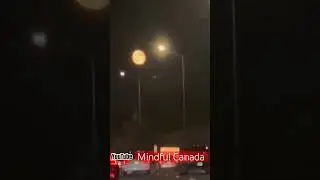 Beautiful Moon in Toronto Tonight