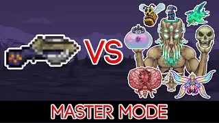 Terraria 1.4.2.3 - Stake Launcher vs ALL Bosses (Master Mode)