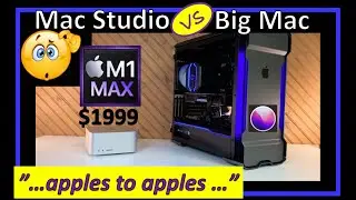 Mac Studio vs Big Mac - How does the entry level Mac Studio compare to this PC?